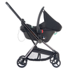 Poussette réversible pour bébé avec cadre en aluminium elliptique A501