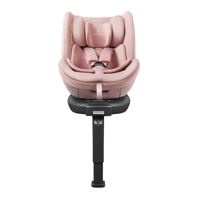 Siège d'auto enfant convertible rose pour voyage