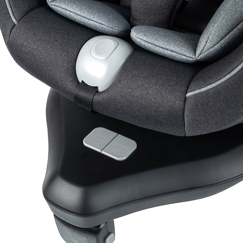 Siège d\'auto pour bébé à Rotation de 360 ​​degrés, siège d\'auto étendu noir pour bébés